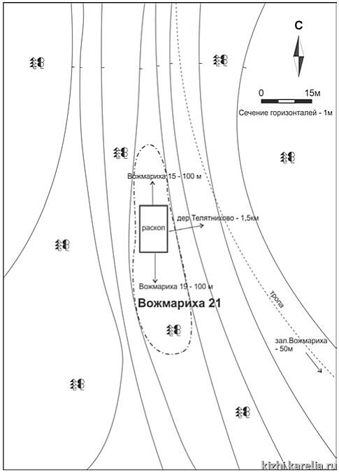 Рис.43. План поселения Вожмариха 21