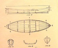 Чертеж рыбацкой лодки.  Озеро Пейпси (Ränk 1934, фото 9)
