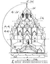 Рис. 10. Покровская церковь в г. Вытегре. 1708 г.