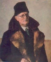 Академик Игорь Эммануилович Грабарь (1871-1960 гг.) - один из основоположников реставрационного дела и охраны памятников искусства и старины в СССР. В 1926 году произвел обмеры и описания кижских церквей.