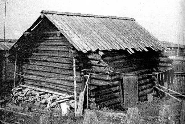 Фото 38. Амбар Е.С.Меркуловой в деревне Ревсельга Прионежского района. Общий вид. НВФ-6126.