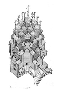 Рис.11. Преображенская церковь. Фонд Л.Петтерссона. Фонды «Кижи». КП 3171/228.