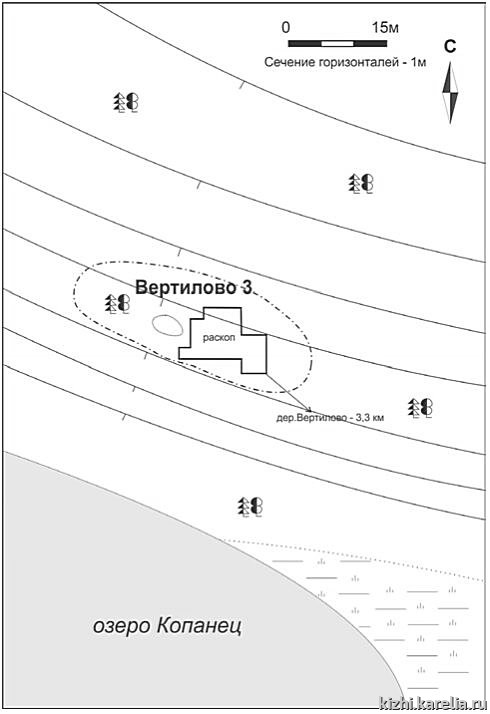 Рис.31. План поселения Вертилово 3