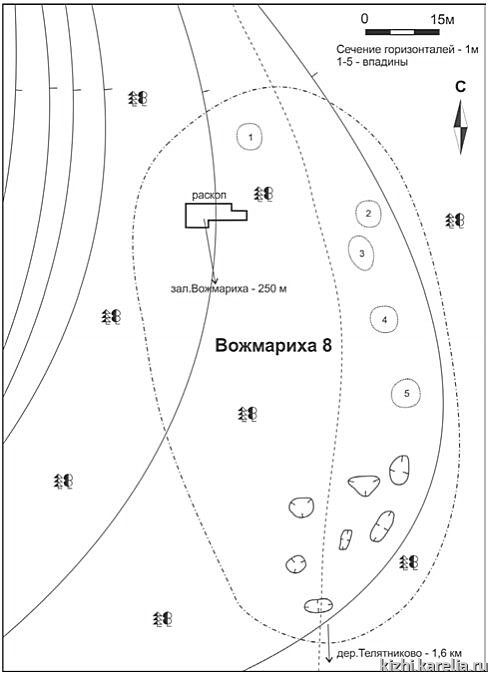 Рис.38. План поселения Вожмариха 8