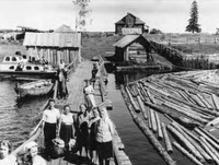 Леликовская общественная пристань. Середина 1960-х гг.