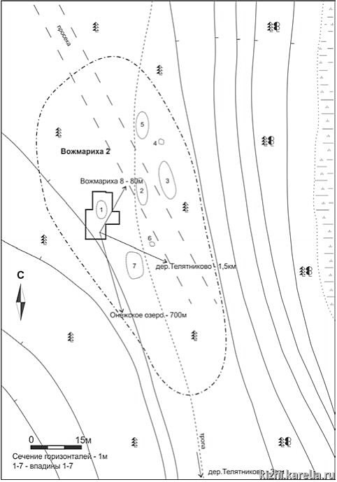 Рис.34. План поселения Вожмариха 2