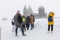 Столик с видом на всемирно известный Кижский погост!