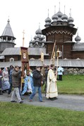 На острове Кижи торжественно отметили праздник Покрова Пресвятой Богородицы