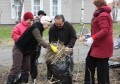 Субботник в квартале исторической застройки