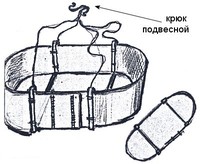 Люлька: крюк подвесной.